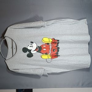 Disney Mickey Mouse Sitting Happy TEE T SHIRT 3XL